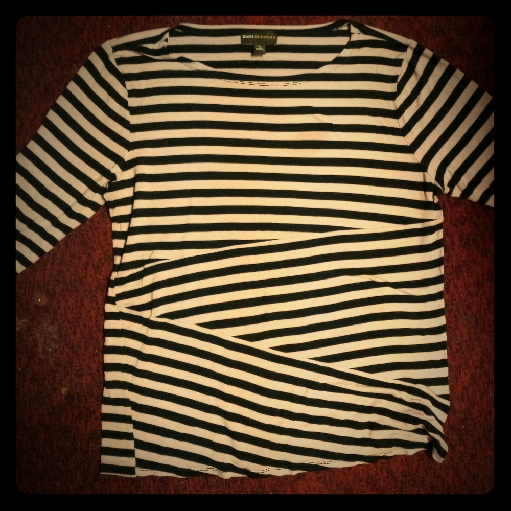 Long sleeve pink and black shirt super stretch